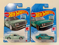 Lot Hot Wheels '71 DATSUN 510 BLUEBIRD SUPER TREASURE HUNT Factory Seal Sticker