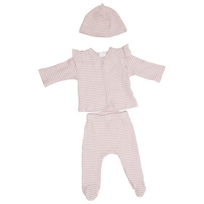 Petit Lem, Set, Größe: 56/62, Baumwolle/Elasthan/Polyester, Pink/Weiß #iV7