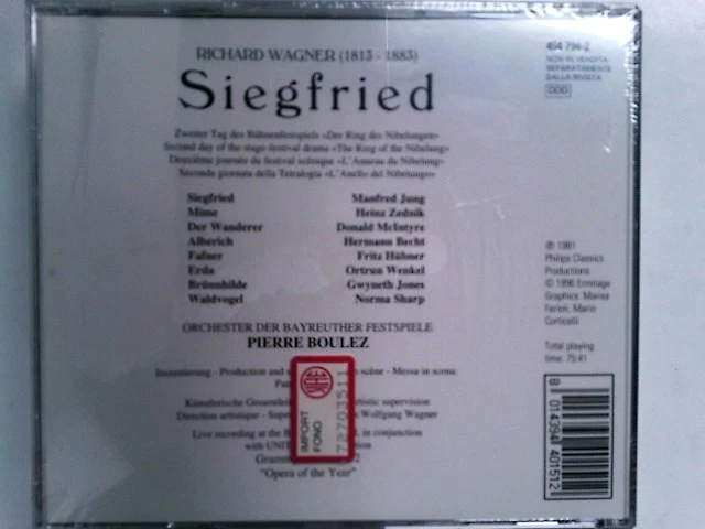 Siegfried Teil 1 (UK Import) Wagner, Richard: - Bild 2 von 2