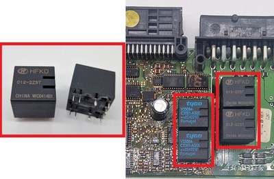2 x  Relais Grundmodul GM5 Relay Releis ZKE Zentralverriegelung ZV E46 E39 E83