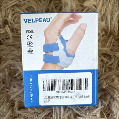 Velpeau CMC Thumb Brace Adjustable Left Small Blue VP0907-SL