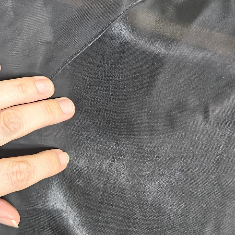 Chaqueta corta para mujer Nike Air negra verde transparente cremallera ligera S de gran tamaño Foto 3 de 4