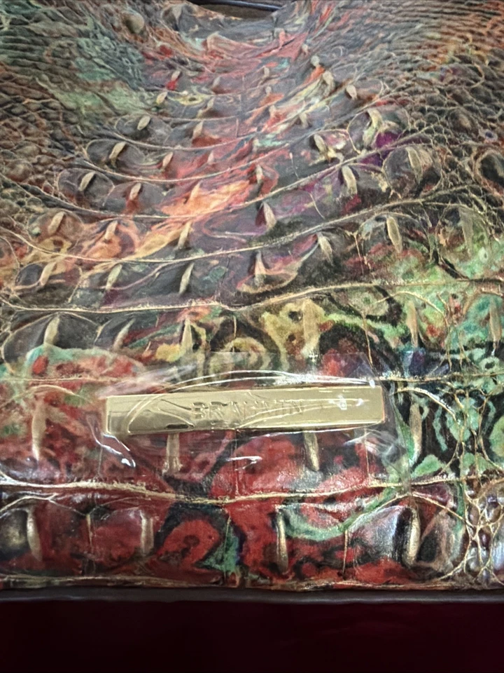 Bolso Cubo Brahmin Cuero Mediano Ammolite Amelia Nuevo Sin Etiqueta Adjunta Foto 4 de 4