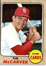 1968 TOPPS TIM MCCARVER 275 CREASE