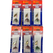 6PC Worden's Yakima Bait 1/24oz Rainbow Trout Gold Blade Spinner