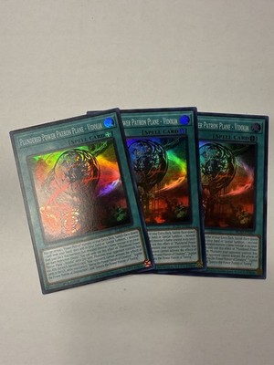 3x Plundered Power Patron Plane - Vidolia BLZD-EN057 super rare 