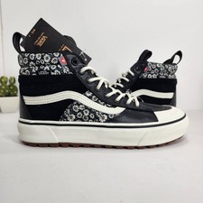 New Vans SK-8 Hi MTE-2 Black Floral Primaloft Hyrdro Gaurd Sneaker Women's 9