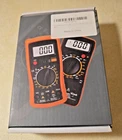 New RED Digital Multimeter AC DC Voltmeter Amps Ohms Diode, Transistor