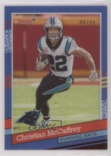 2021 Panini Clearly Donruss Retro 1991 Red 40/49 Christian McCaffrey #91-2 08gc