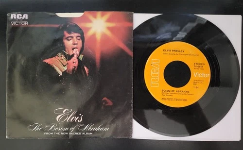 ELVIS PRESLEY 74 0651 "HE TOUCHED ME" " BOSOM OF ABRAHAM" ROCKAWAY PRESS