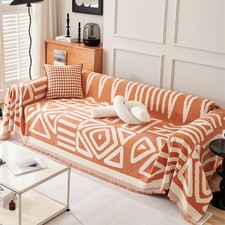 VanderHOME Copridivano in ciniglia, Foulard divano,Coperta Decorativa