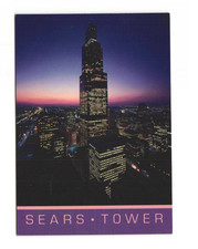 Chicago The Sears Tower Postcard Unposted 