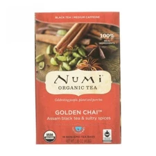 Golden Chai Black Tea 18 Bag  by Numi Tea