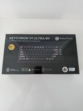Keychron V1 Ultra 8K Wireless Mechanical Keyboard RGB Backlit Black