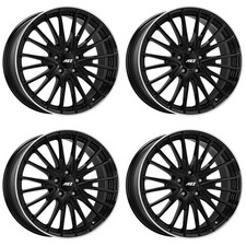 4 Alu Felgen AEZ Berlin black 8.5Jx19 5x112 für Mercedes Benz A C CLA E GLA GLB