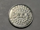 SEGA Amusement Arcade Game Token, Silver Tone - Size: 24mm