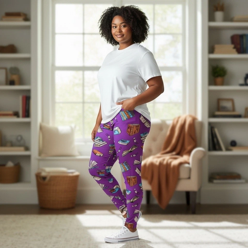 Legging LuLaRoe Pour Enfant, Taille S/M, Motif Floral Americana - Neuf Sans étiquette