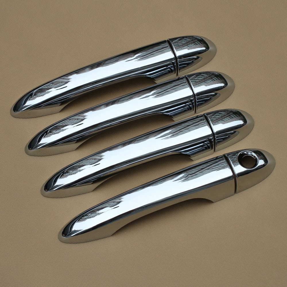 Chrome Door Handle Cover Trim Protector For Jeep Cherokee KL 2014-21 Accessories