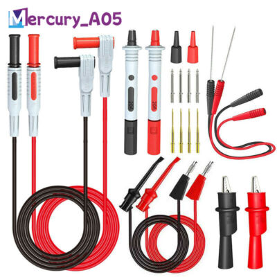 Multimeter Test Leads Kit mit Krokodilklemme Wire Piercing Test Probe Pin