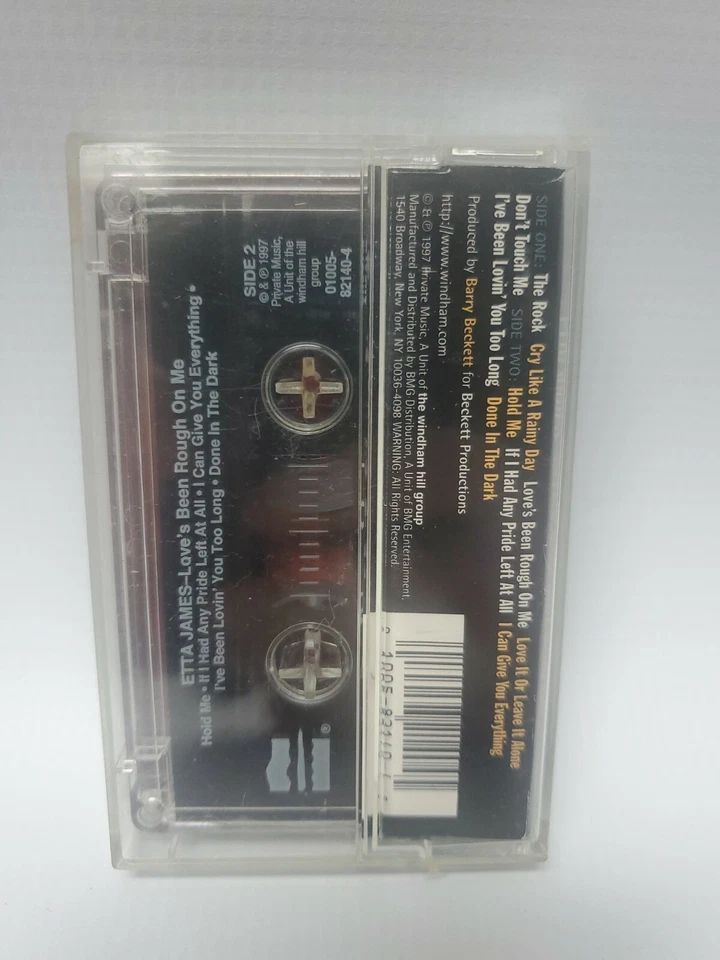 Etta James "Love's Been Rough On Me" Cassette Rare OOP Private Music Foto 2 de 4