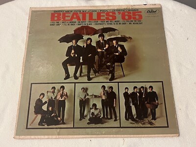 VINTAGE VINYL LP THE BEATLES BEATLES '65 CAPITOL T.2- 2228
