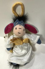 DISNEY STORE 9" Bean Bag Choir Angel EEYORE Plush Toy Animal Winnie the Pooh NOS
