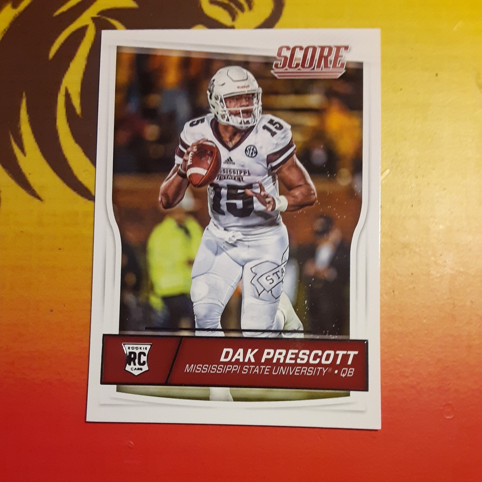 2016 Score - Rookies Scorecard #337 Dak Prescott (RC)