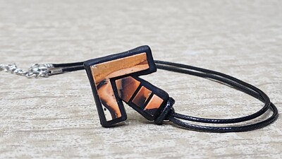 In The Groove Clay Arrow Necklace Orange, ITG, Arcade, StepMania, Handmade