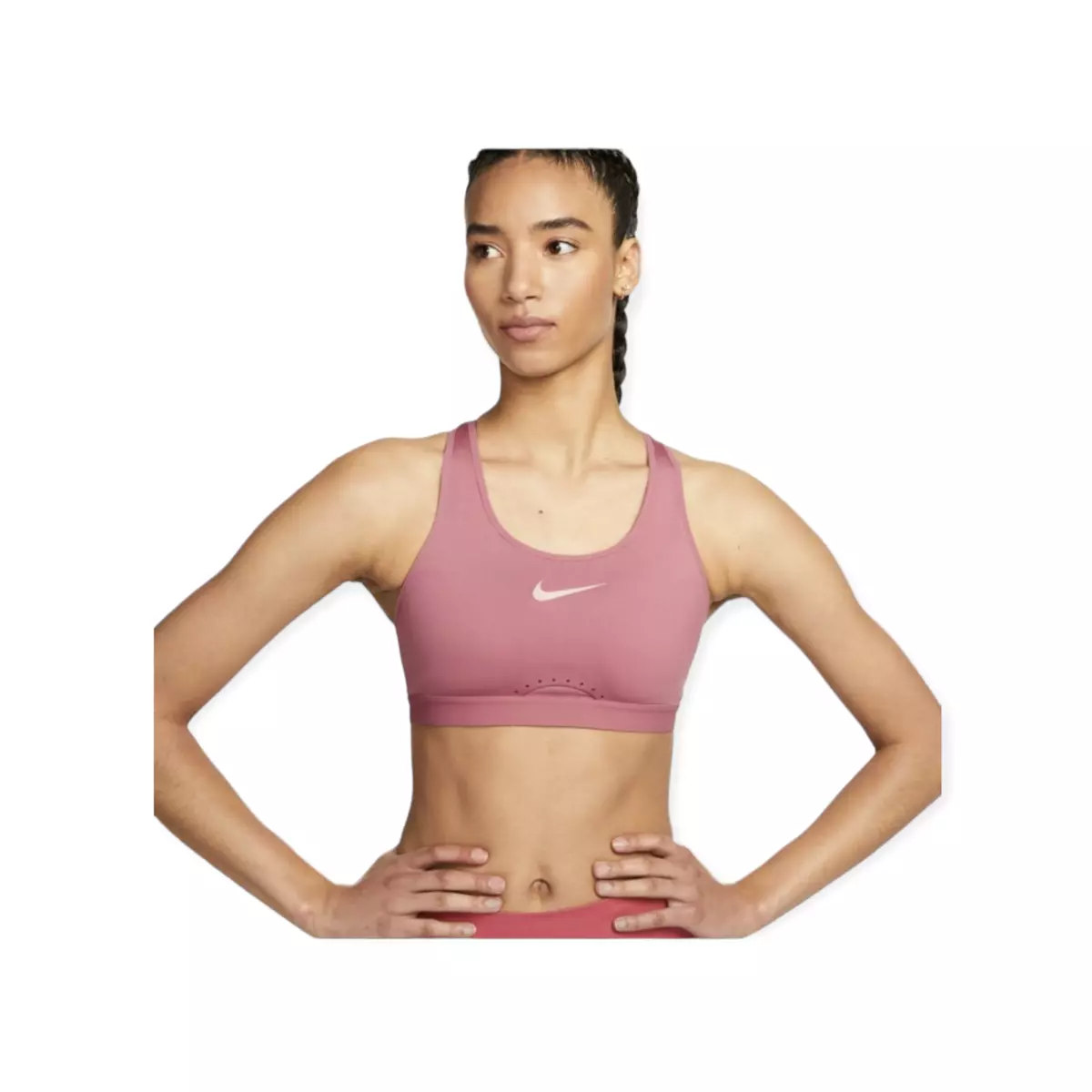 Nike Swoosh Women's High-Support Non-Padded Adjustable Sports Bra Size S  (A-C)