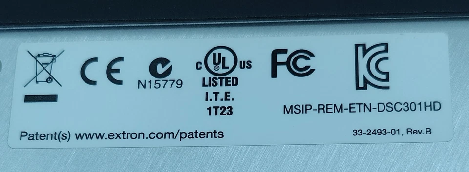 EXTRON Interfacing Switching and Control DSC301HD Compact Compliant Video - Image 4 of 4