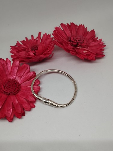 Bracelet Jonc En Argent Massif 950‰ Pour Femme - Modèle Ref3.1 - Bijou Artisanal élégant Et Pur