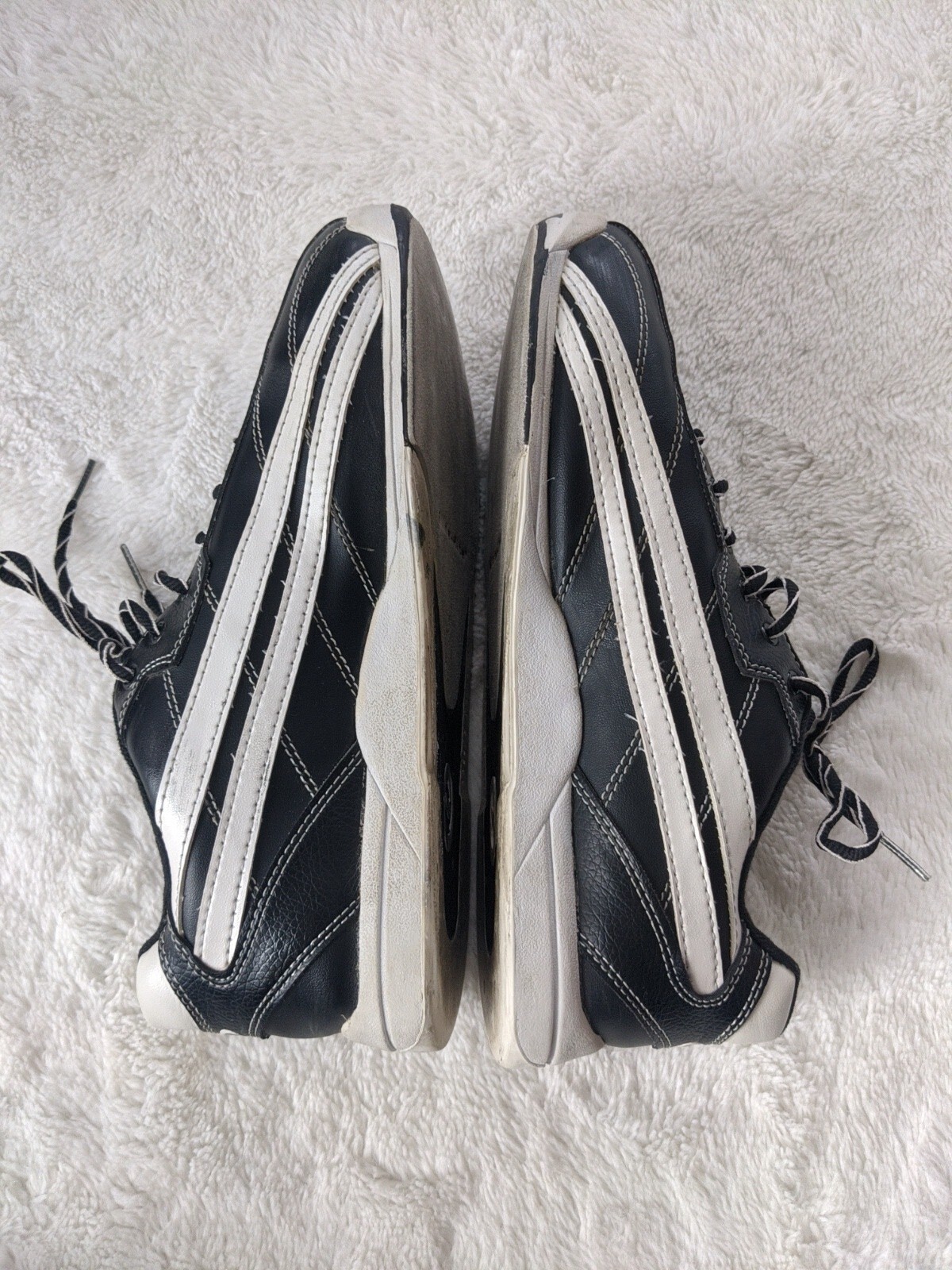 Dexter Jack Bowling Shoes Mens Sz 9 Black White StrideRite Soles