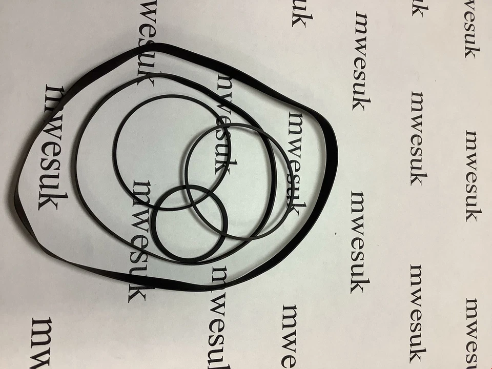 Pioneer Cassette CT-F650 CTF650 Kit de Cinturón Set 6 Cinturones NUEVO