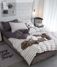 Queen/King/SuperKing Size Bed Duvet/Doona/Quilt Cover Set New Ar M354