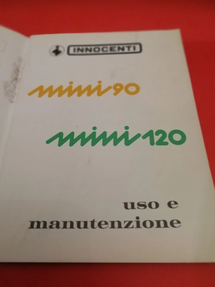 Mini 90 - 120 Innocenti Libretto uso e manutenzione originale 1978 - Immagine 3 di 4
