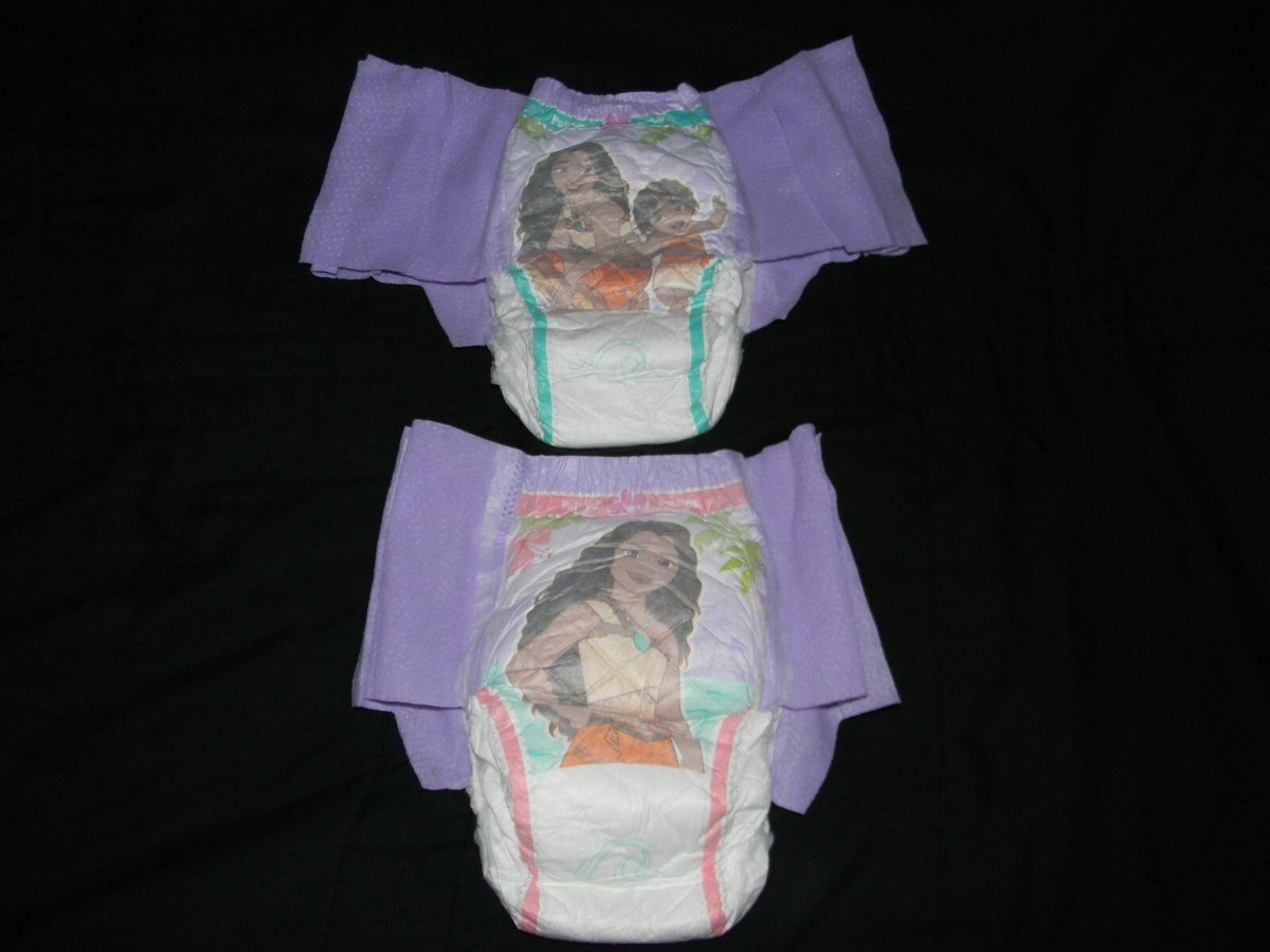 4 Huggies Pull-ups 5t-6t over 46-60 Lbs.( Moana 2) Made to fit 32
