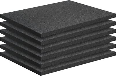 #ad Polyethylene Foam Pads For Packing Foam Sheets Black Cuttable High Density Foam $26.42