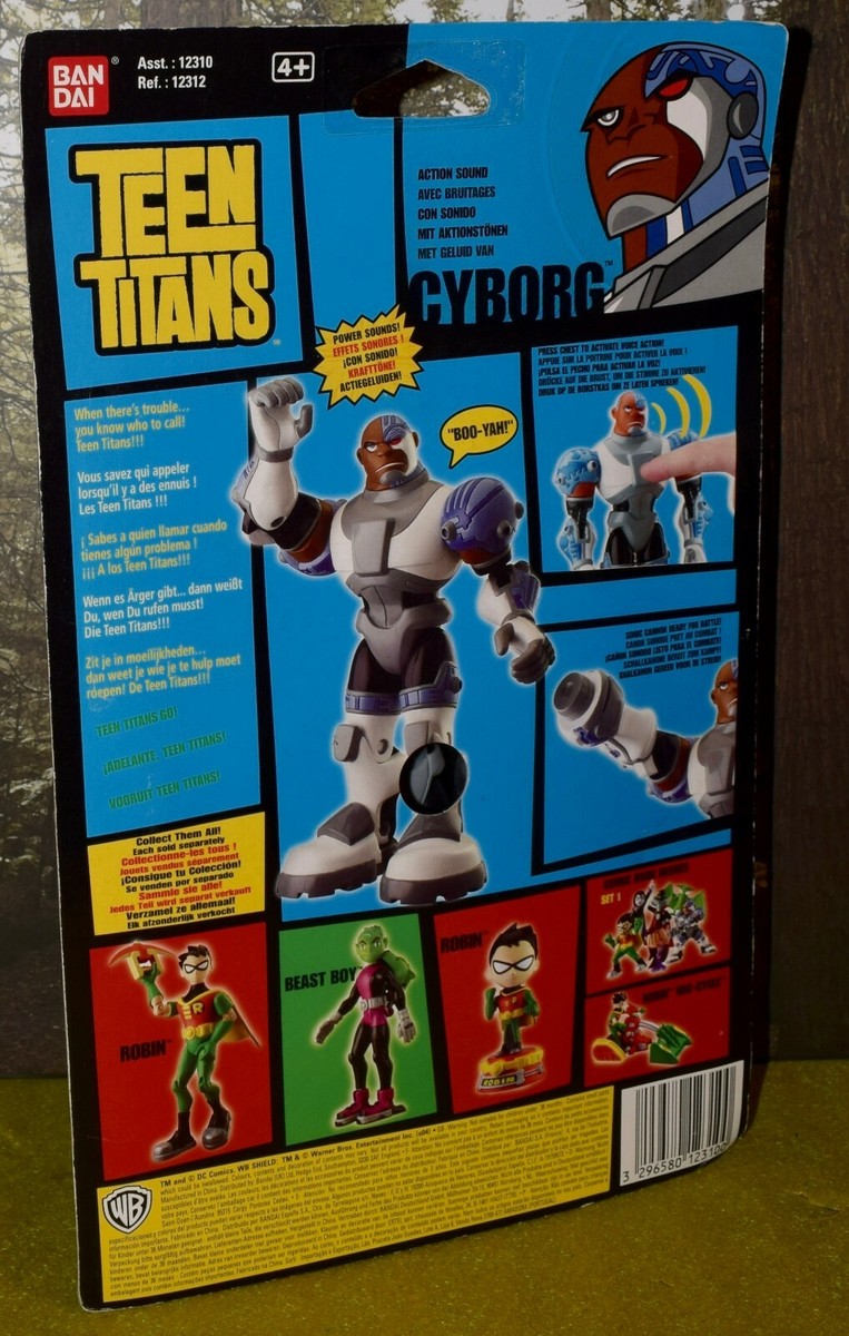 Teen Titans Go! Meatball Blaster Cyborg – Lanceur Avec Effets Sonores + 3 Boulettes