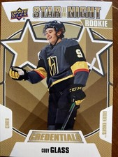 19-20 UD Credentials Hockey Rookie Star Of The Night 2S-10 Cody Glass