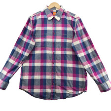 Hugo Boss Orange Label Men's Size XL Check Cotton Tuck Long Sleeves Casual Shirt