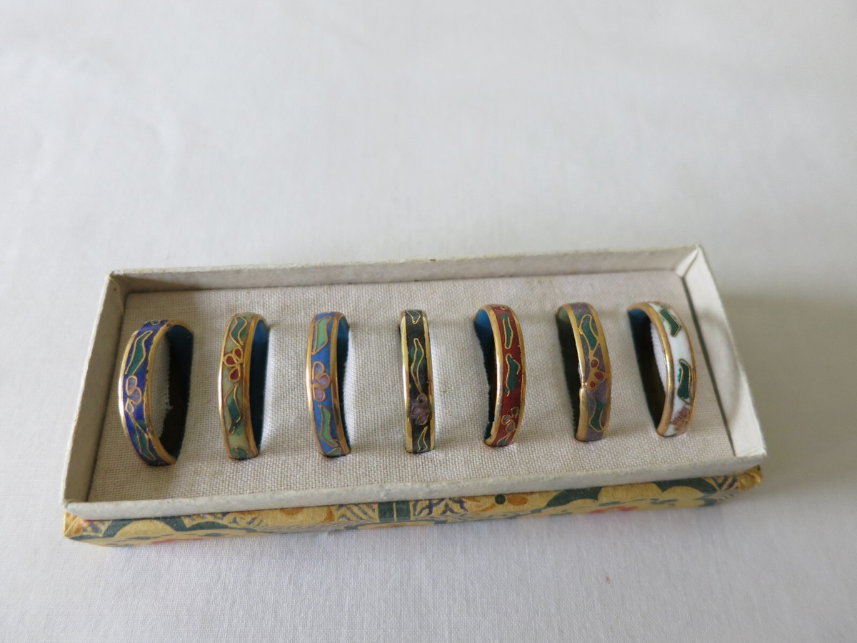 米国製　Swartz Jewelry Co ヴィンテージ　セルロイドリングケース WWII Sweetheart Sterling Ring #4 - Vintage Jewerly Collect