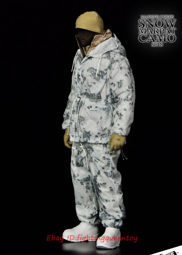 Supermctoys 1/6 Marine Corps Snow Marpat Camo Sets Supermctoys 1/6 Marine Corps Snow Marpat Camo Sets