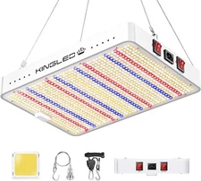 LED Grow Light with Veg Bloom Modes - Perfect for Hydroponics & Grow Tents