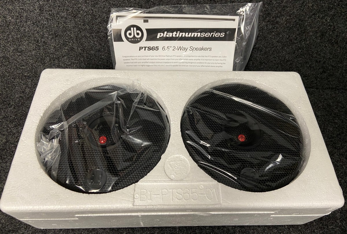 DB DRIVE PTS65 6.5 2-WAY PLATINUM SERIES SQL PERFORMANCE 300 WATTS