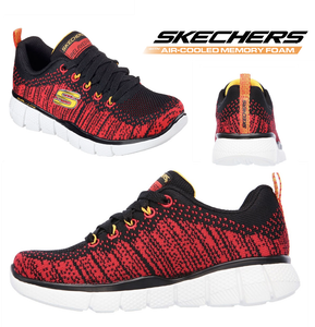 skechers air cooled memory foam red
