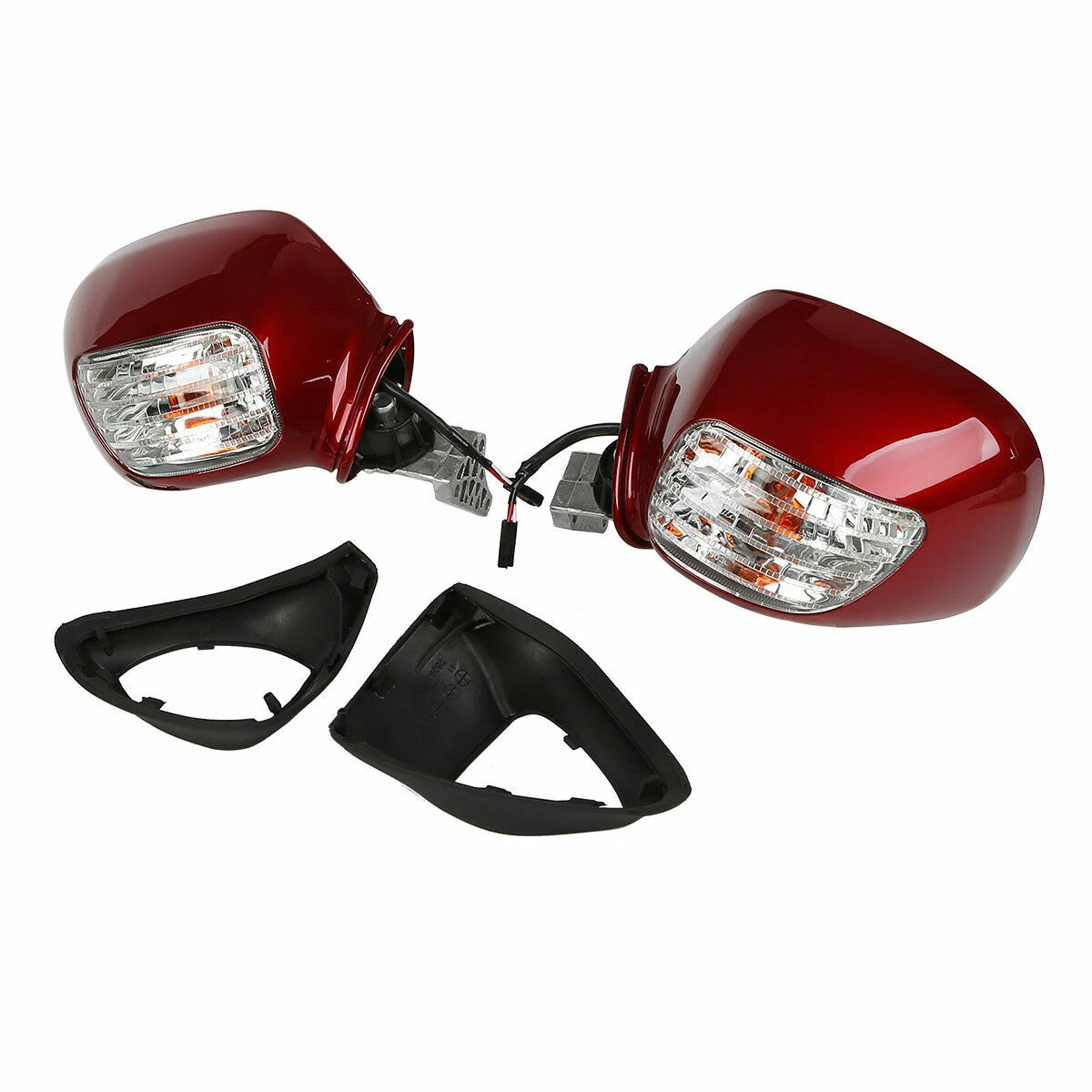 Red Rear View Mirrors W/ Turn Signal Fit For Honda Goldwing GL1800 2001-2017
Opens in a new window o