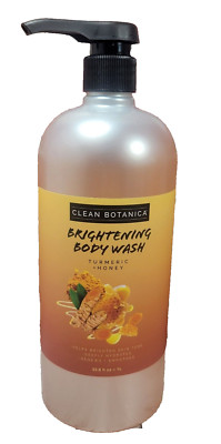 Clean Botanica ~ Turmeric & Honey Brightening Body Wash 33.8 fl oz - NEW!!!