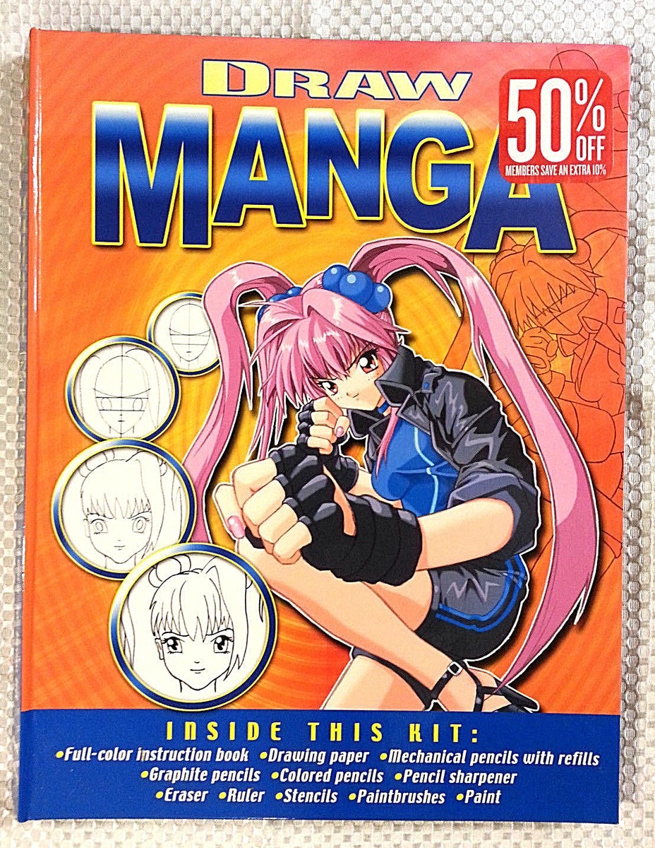 ラディッツ　リミテッドパック　プロモ　パラレル　manga 4枚セット　漫画 Backpack Books - DRAW MANGA DRAWING KIT ART KIT! instruction book