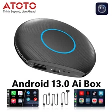 Advanced Wireless Carplay AI Box Android 13 Buit-in-ChatGPT Netflix YouTube