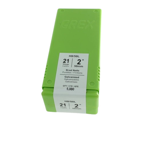 Grex 21-Gauge Brads - 2 in. - 5M H8/50L